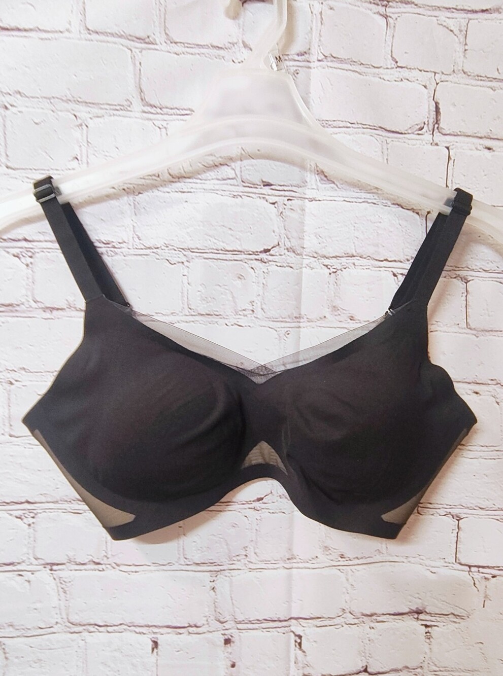 HoneyLove Crossover Mesh Wire Free Padded Seamless Bra M